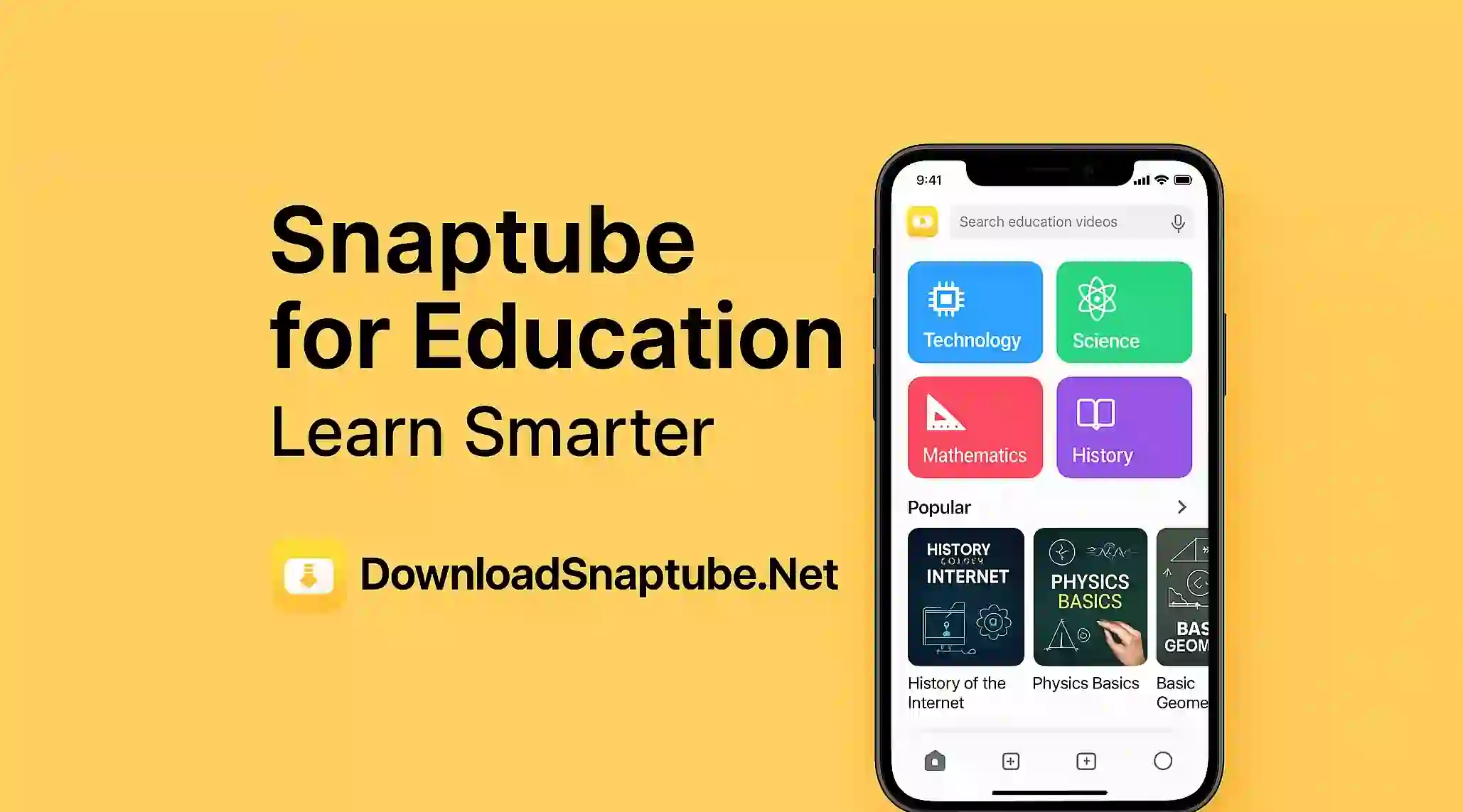 Snaptube for Education – Learn Smarter